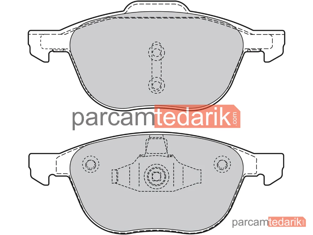 VALEO 670649 | Fren Balatası — Ford Focus III, Ford C-Max II, Volvo V50